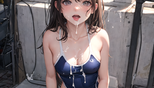 【81枚】かわいい女の子たちの水着ぶっかけ画像集！